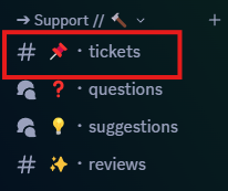 Ticket channel